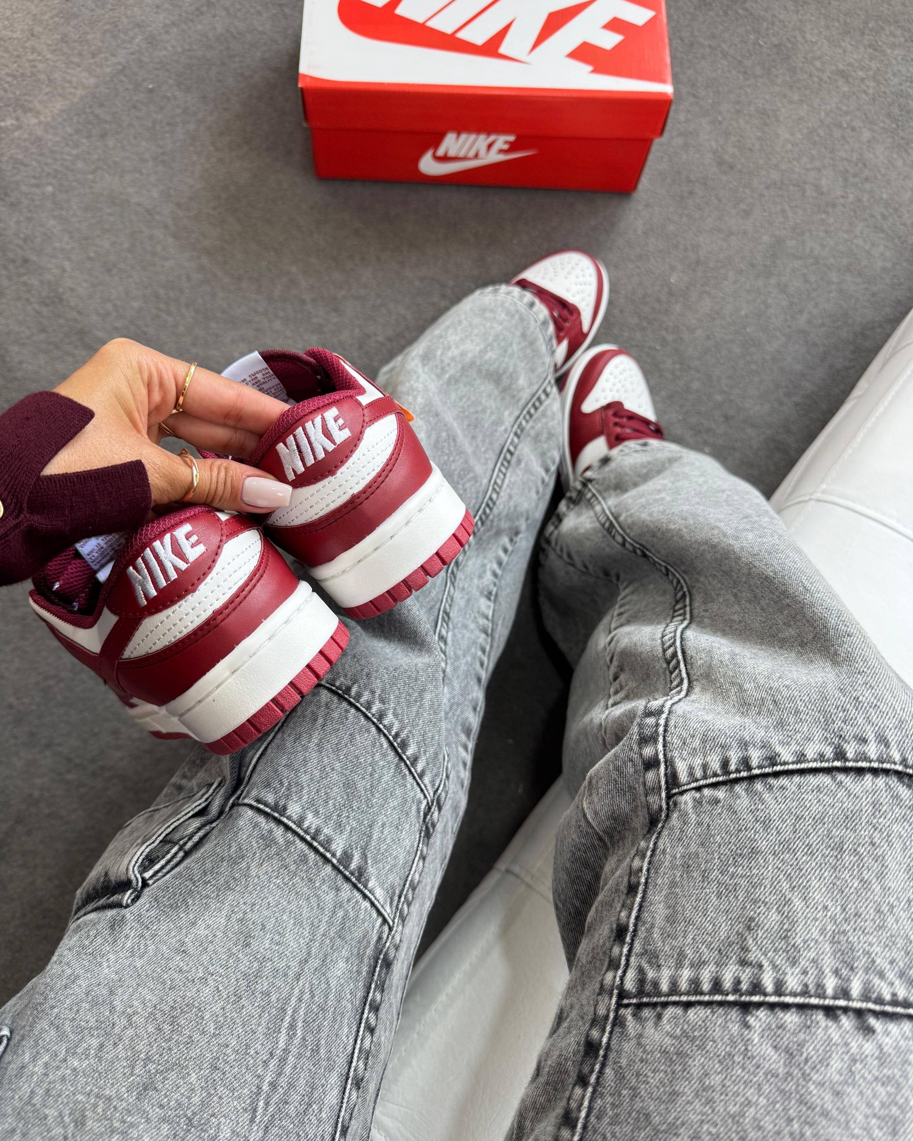 Tênis Dunk Vinho Casual