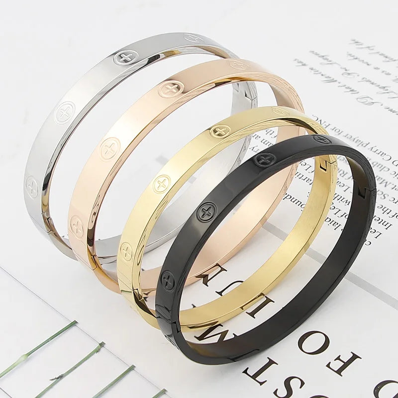 Bracelete de Parafusos - Prata 925