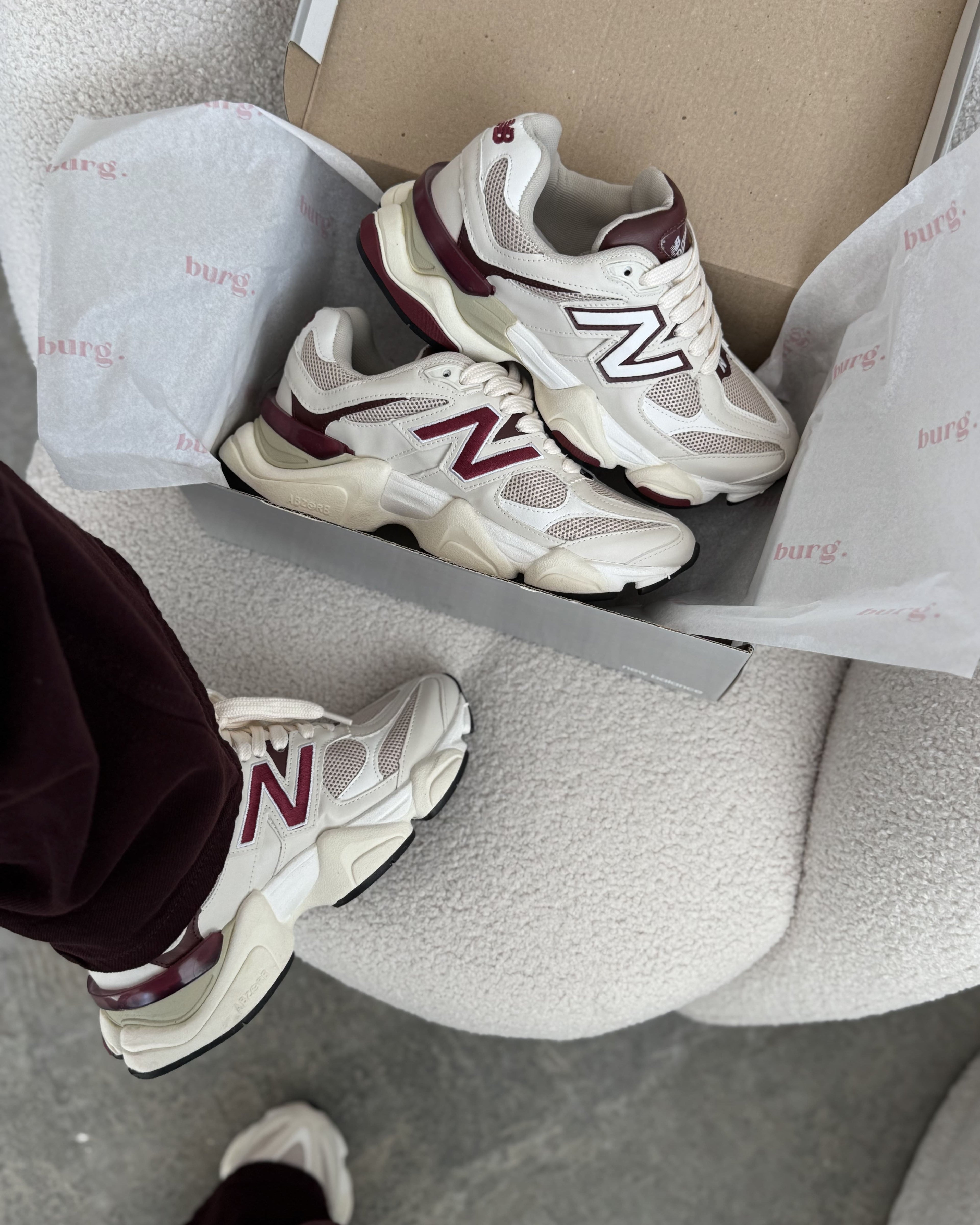 Tênis NB 9060 Off Bordo Casual
