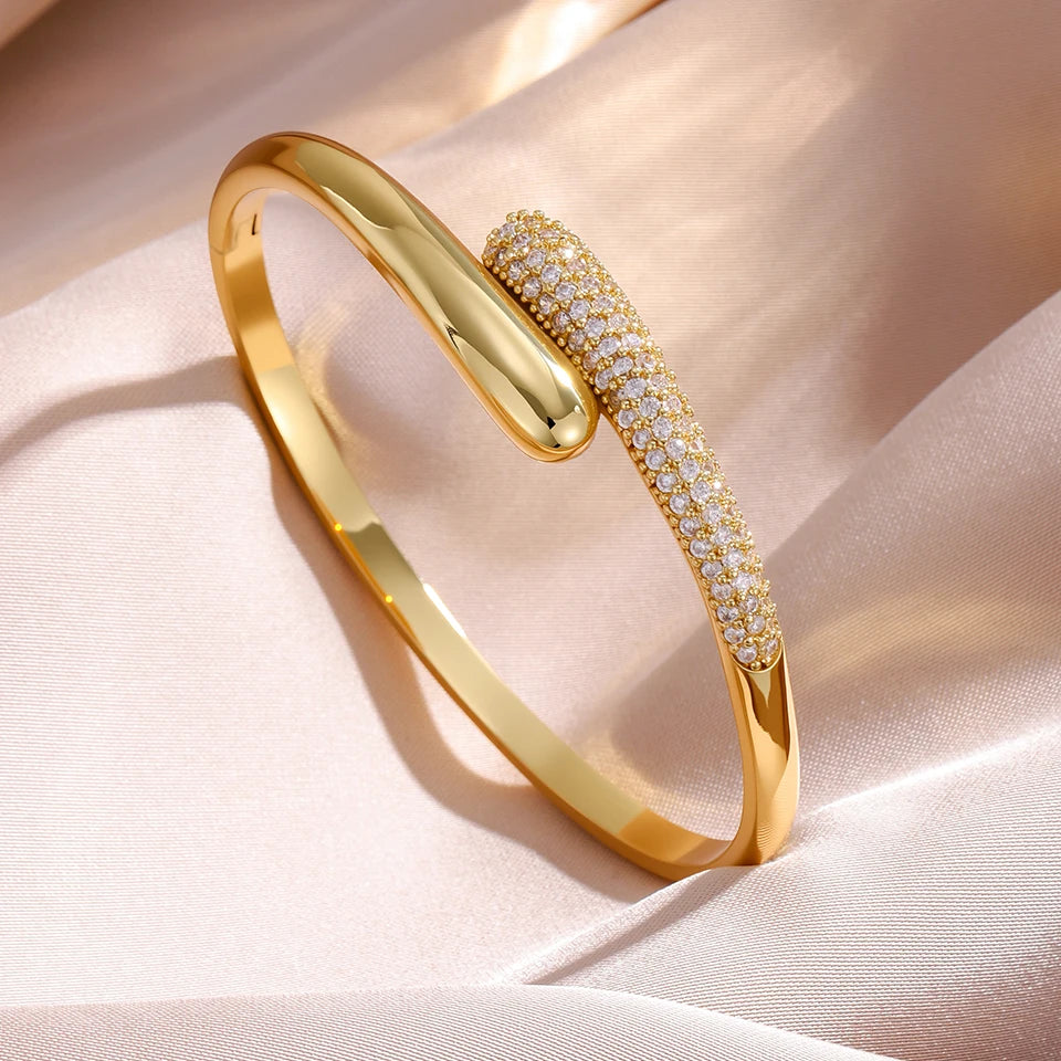 Bracelete Gota Cravejada