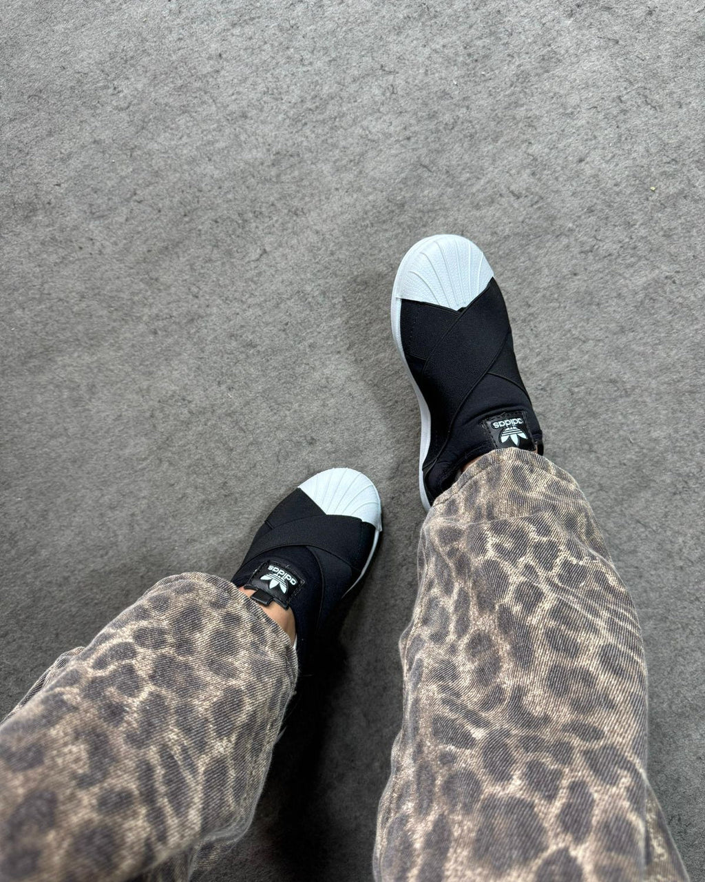 Tênis Superstar Slip On Preto