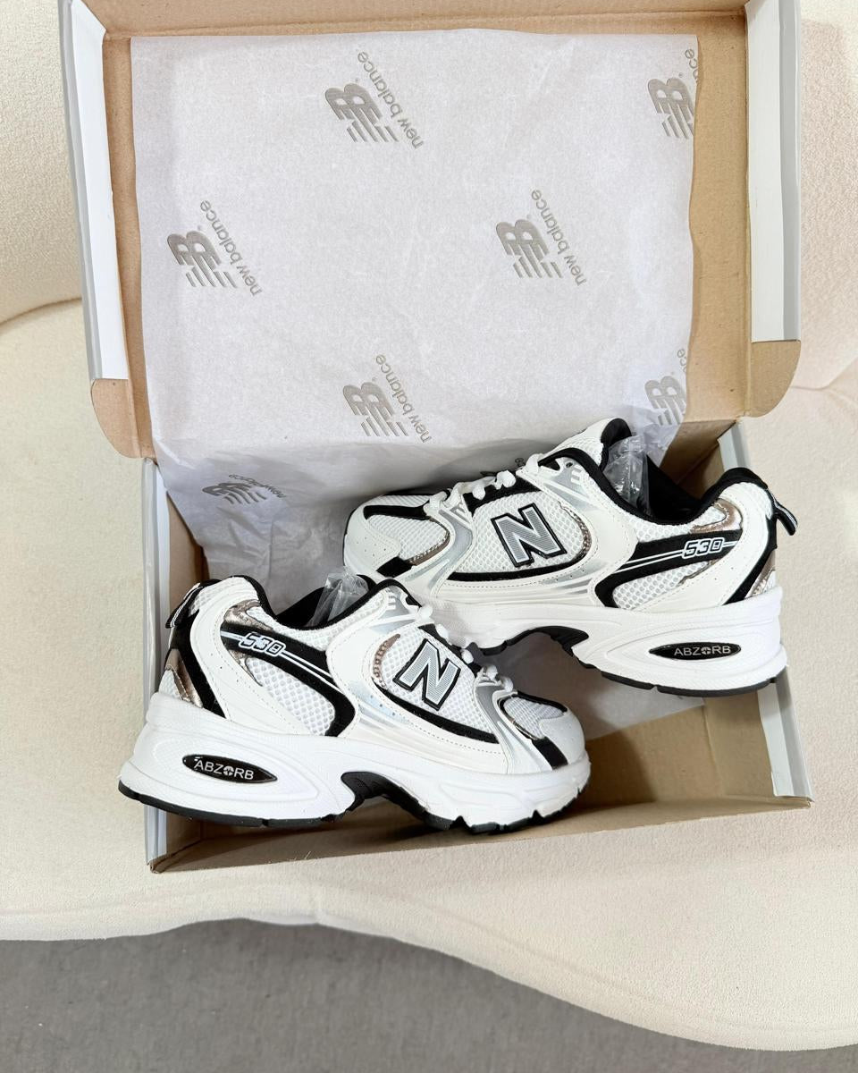 Tênis NB 530 Off White com Preto