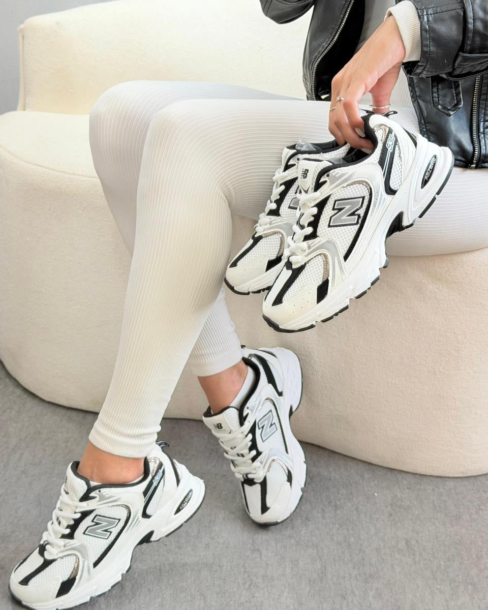 Tênis NB 530 Off White com Preto