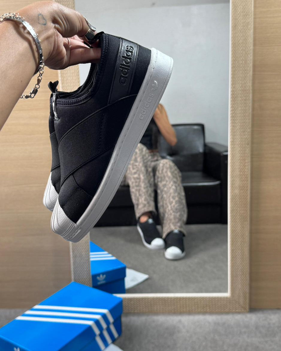 Tênis Superstar Slip On Preto