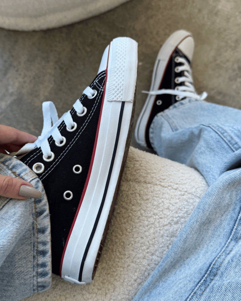 Tênis All Star Cano Baixo Preto Casual