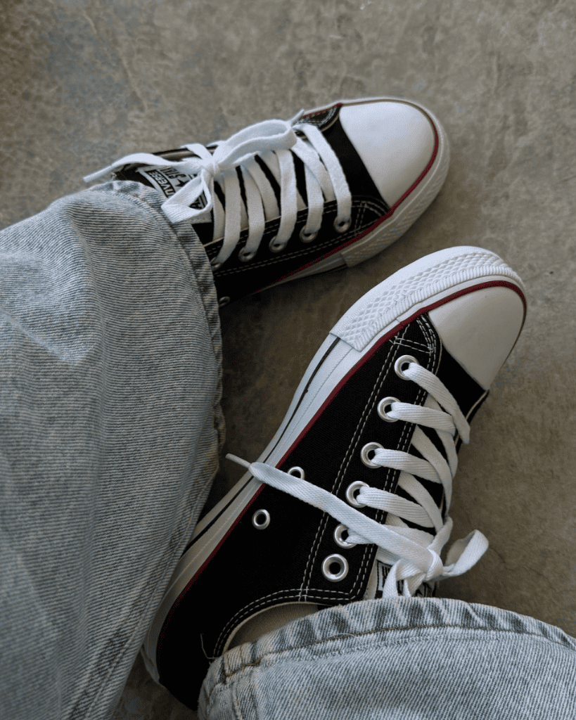 Tênis All Star Cano Baixo Preto Casual