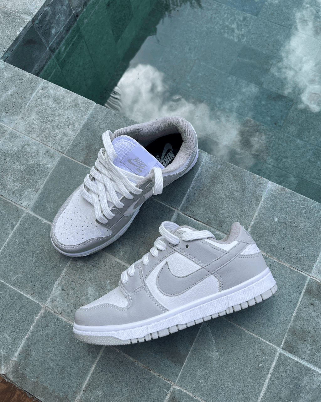 Tênis Dunk Cinza Casual