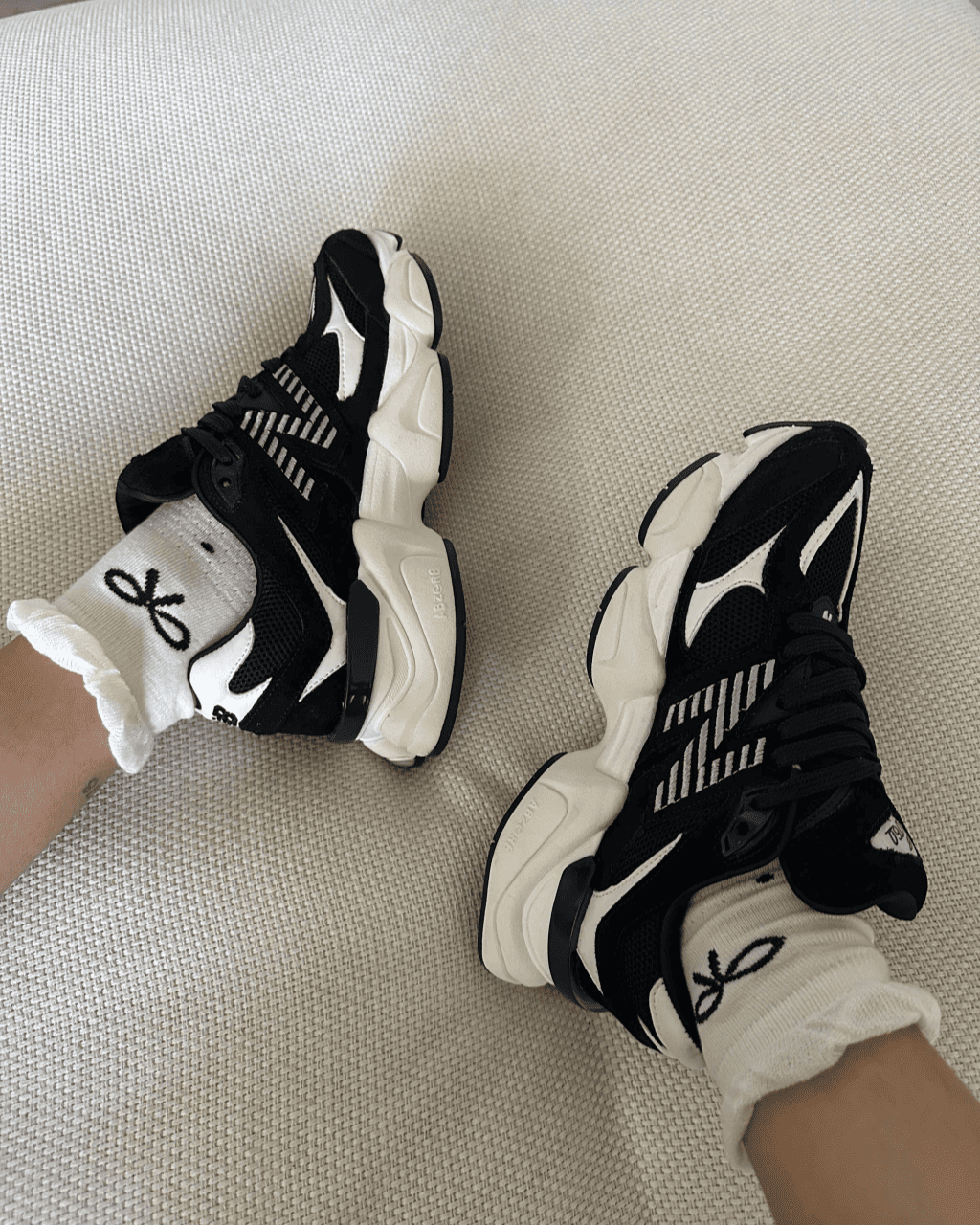 Tênis NB 9060 Black em Couro Legítimo e Camurça